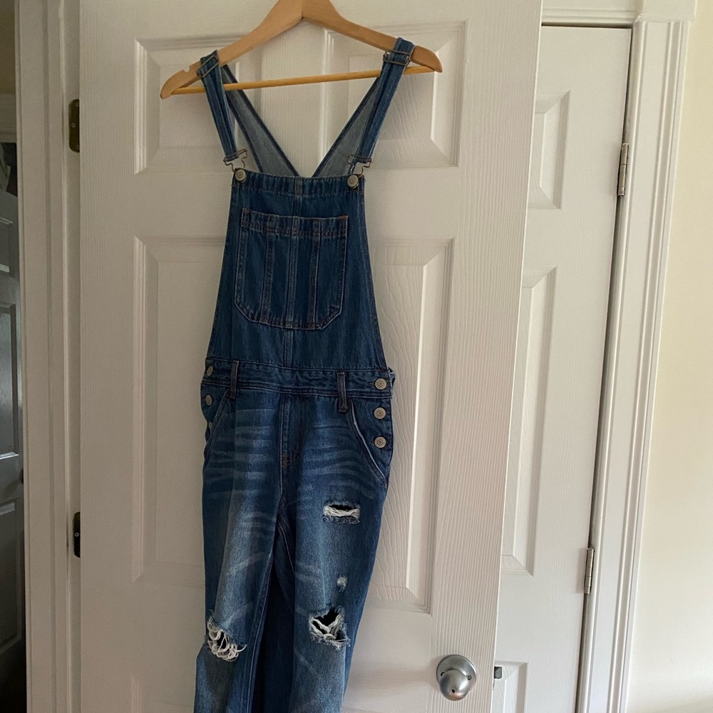 Aeropostale Boyfriend Overalls size S